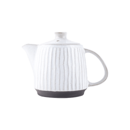 日本NITORI尼達利 羅馬系列 復古粗陶泡茶壺 附茶籃 550ml 可用於微波爐洗碗機