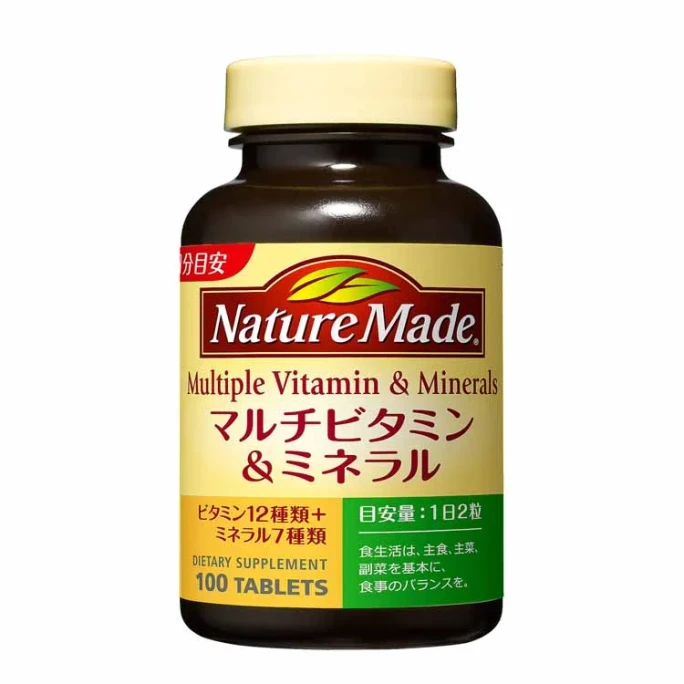 [일본 직송] 일본 오츠카제약 멀티비타민 미네랄 정제 100정