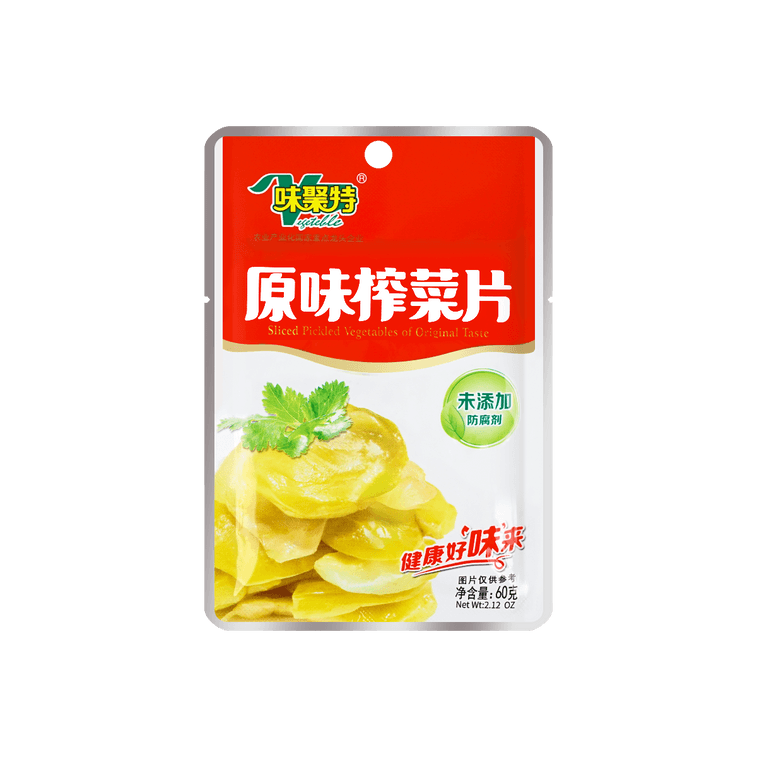 四川風味聚特 原味榨菜片 53g 7