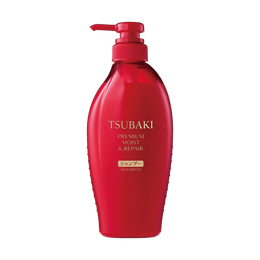 日本SHISEIDO資生堂 TSUBAKI絲蓓綺 紅椿全新升級 沁潤臻致滋潤洗髮精 450ml 高保濕&修復【李聖經代言】