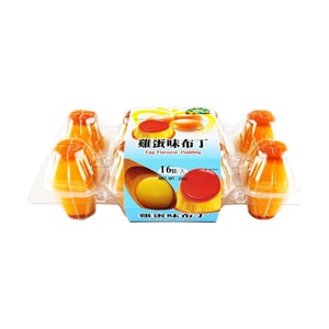 Pudding Jelly Egg Flavor 16 Piceces 22 oz 【Milky& Silky Taste】