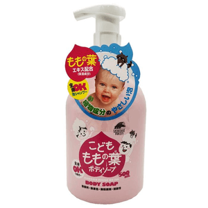 Unimat  Children's Peach Leaf Shampoo [500 mL, foam type, for whole body]
