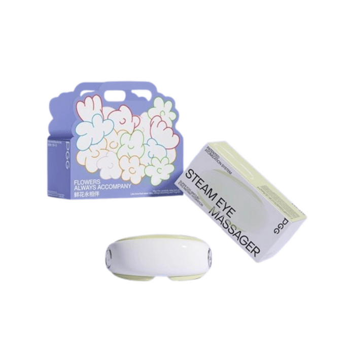 Massager Eye Care Eye Moisturising Eye Relief Eye Fatigue Misting Hot Compress Steam E4Pro-Colourful Green 1pc