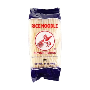 Rice Noodle ,M,14 oz 【For Soup, Stir-Fry, Dry Mix, Hot Pot, and Hot Pot】