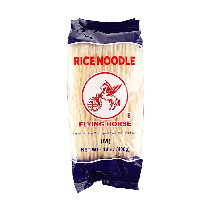 Rice Noodle ,M,14 oz 【For Soup, Stir-Fry, Dry Mix, Hot Pot, and Hot Pot】