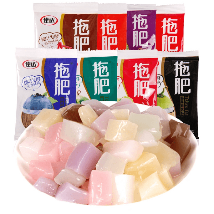 【中國直郵】 佳達 拖肥可吸果凍椰果粒果肉懷舊兒童解饞零食小吃休閒食品隨機口味35g*1袋