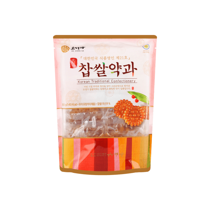 Traditional Korean Glutinous Rice Fried Cookie 350g (10 pieces)