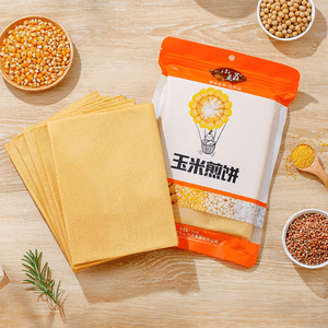小万庄 玉米煎饼 240g【手工杂粮软煎饼大饼】【东北特产】