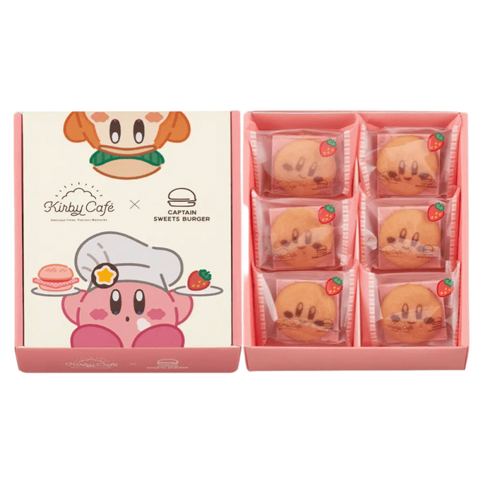 Kirby's Cheese Sandwich Hamburger Strawberry Flavor 6-Pack