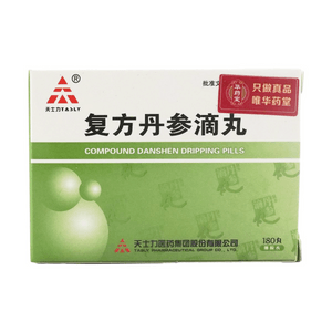 복합 단삼 드립핑 필 - 심장병 치료에 사용, 180 알