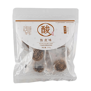 朴下隆九 陈皮味酸枣饼 100g 【酸甜清爽果糕】【九制陈皮】