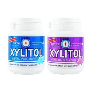 Xylitol Fresh Mint * Blueberry Mint 2 flavor combo set Gum,Sugar Free, 4.08oz
