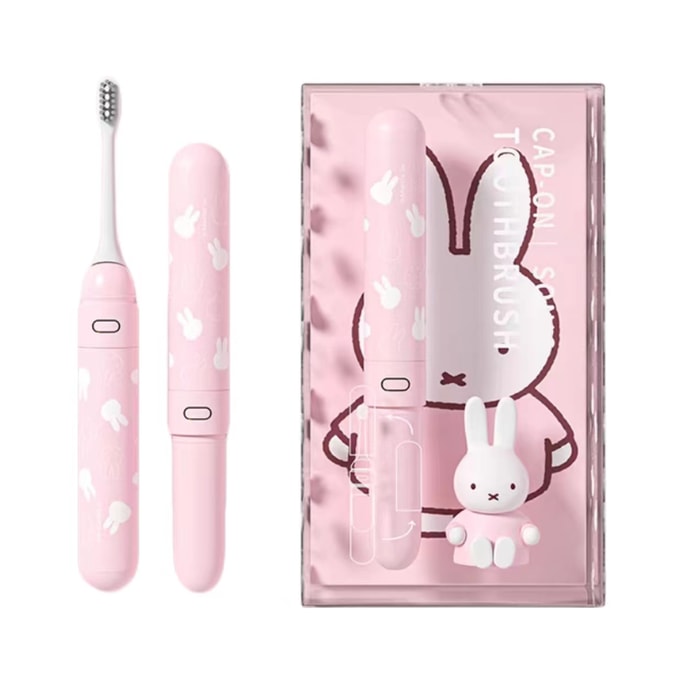 Electric toothbrush Rechargeable Acoustic Wave - Pink 1 Set