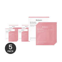 바이오 콜라겐 리얼 딥 마스크, 수분 공급, 모공 축소, 탄력 강화, 1.19온스*4개*5개입 오버나이트 마스크【실속형 팩】