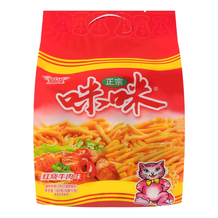 aishang Mimi Shrimp Chips Beef Flavor 180g - Yami.com