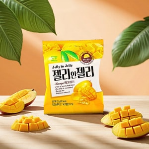 Seoju Jelly In Jelly Gummy Candy Mango 0.81 oz