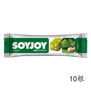 【日本直邮】OTSUKA大冢制药 SOYJOY营养蛋白低卡代餐饱腹 大豆能量棒 抹茶坚果味 30g*10根【超值组合】