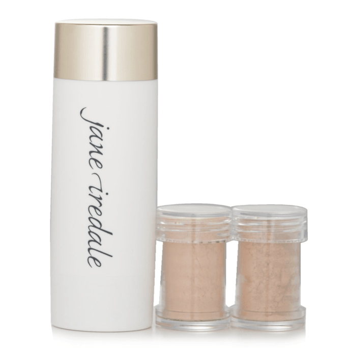【香港直郵】Jane Iredale珍愛芮德 天然礦物防曬粉 (1x伸縮粉刷,2x補充裝) - Nude 自然裸色 2x2.5g/0.09oz