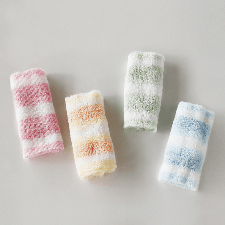 日本MARNA 洗澡搓澡沐浴巾 動物主題 粉紅兔子 3