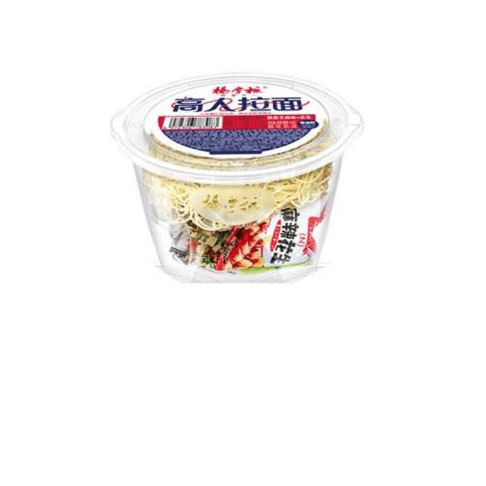 【中国直邮】杨掌柜高人拉面泡面速食非油炸飘香芝麻味157g*1桶