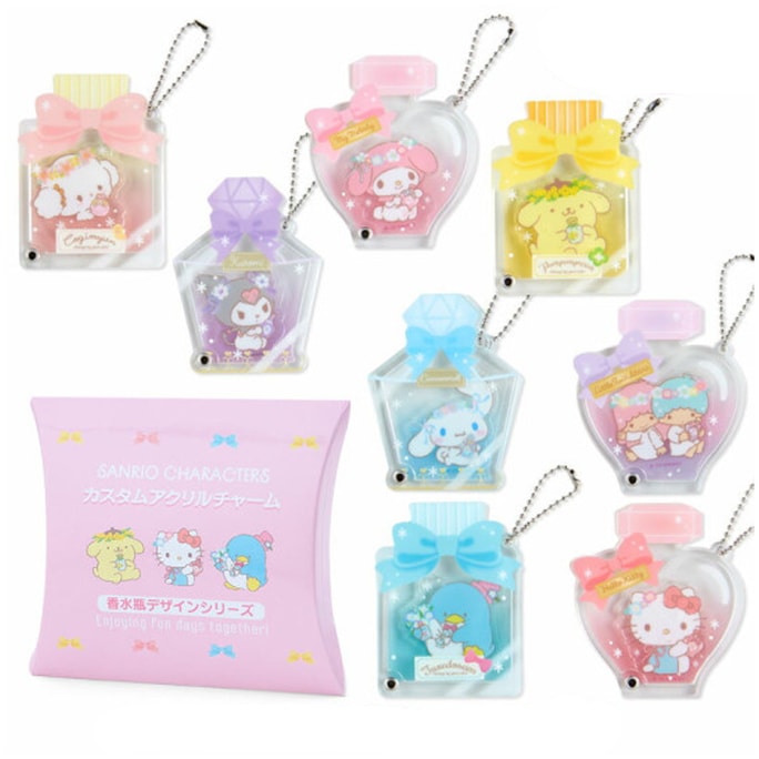 Sanrio perfume bottle acrylic blind box pendant 8 styles in total one style will be sent randomly