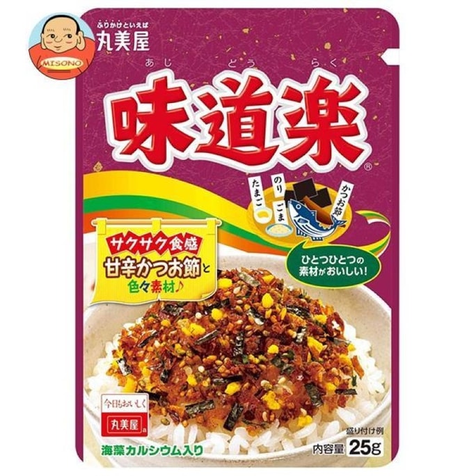 【日本直郵】 日本 丸美屋 拌飯料 味道樂 雞蛋 海苔 芝麻 鰻魚片混合 25g