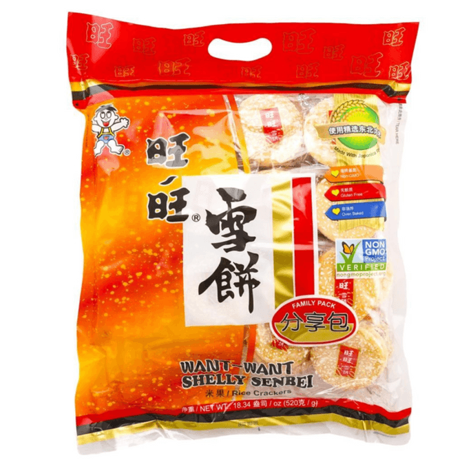 [全美直效郵件]旺旺 雪餅 膨化米果 分享裝 520g