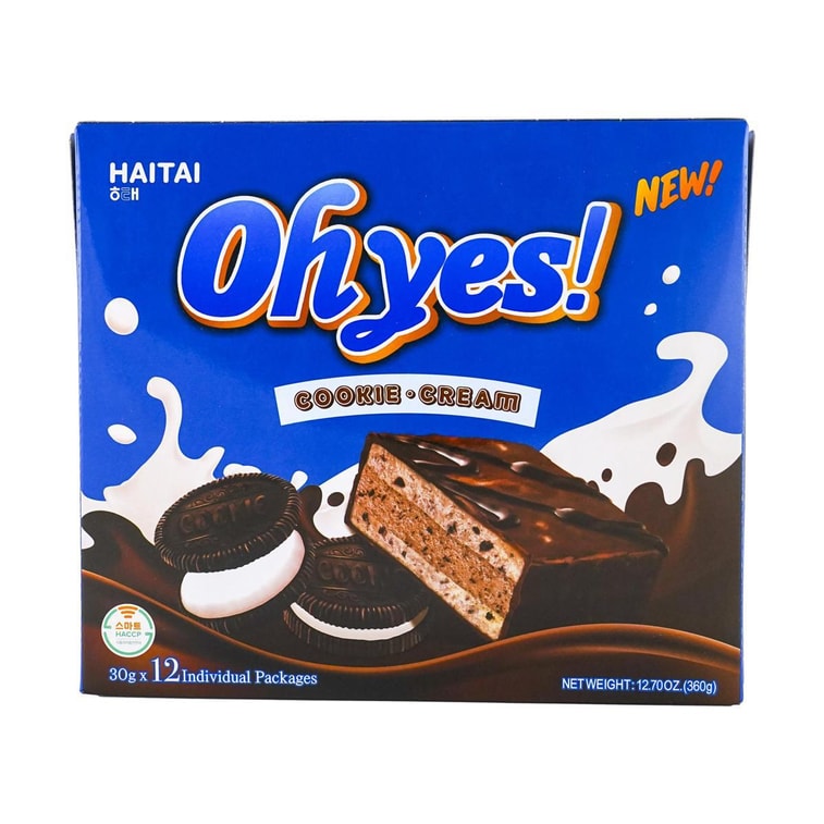 韓國 HAITAI 奧利奧曲奇奶油夾心派 360g 6