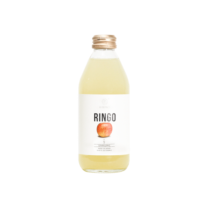 【零脂低卡无添加】日本KIMINO 苹果气泡果汁 250ml