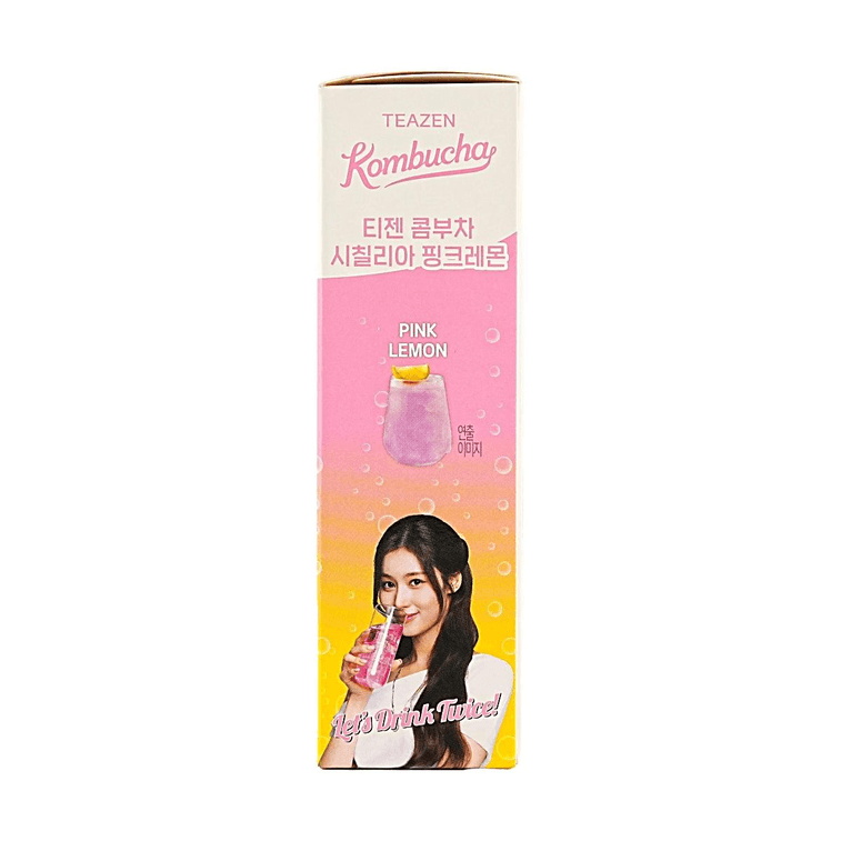 트와이스 사나 픽 시칠리아 핑크 레몬맛 콤부차, 10개입 (1.76oz)【저칼로리】 3