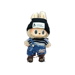 [중국 직배송] FOXTAIL 라부부 라부부 인형옷 블라인드박스 인형옷 봉제세트 귀여운 드레스업 - 블랙 (인형 미포함) 1개 * 예상 도착 시간 3-4주