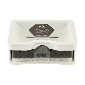 二層式ソープディッシュ【ランダム発送、ホワイト、ピンク】