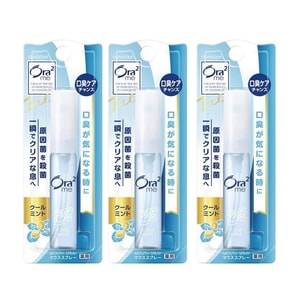 【日本からの直送】Ora2 Haole Teeth フルーティーブレスフレッシュナー 携帯用フレッシュマウススプレー クールミント味 6ml*3本 【お得な組み合わせ】