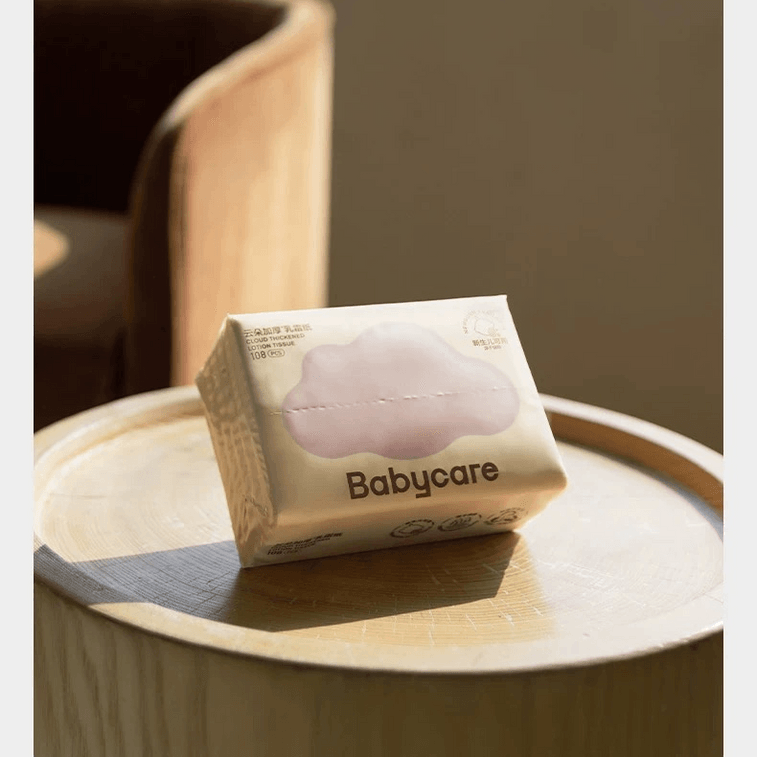 Cloudy Towel, Soft Toilet Paper, Moisturizing Facial Tissue, 4-layer, Thickened, 108 packs * 1 bag 5