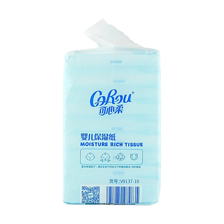 可心柔 婴儿保湿纸40抽/包*10包 V9137 4