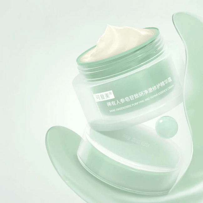 Kefumei Rare Ginsenoside Purifying and Repair Essence Cream, 1.76oz. - For Oily & Blemish-Prone Skin 