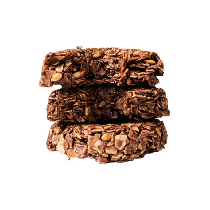 【中国直邮】 永得利 【高蛋白】生巧坚果燕麦脆黑巧克力燕麦饼干轻食粗粮代餐健康零食9包/盒