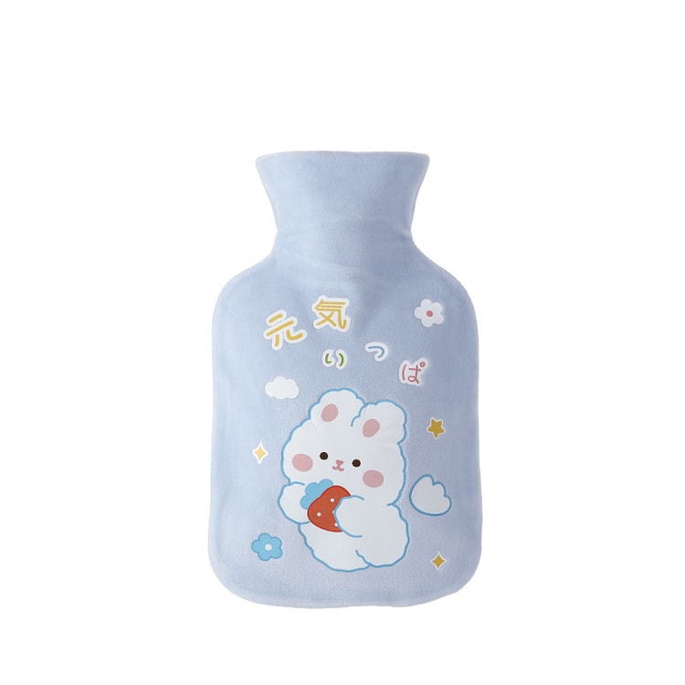 中国湯たんぽ 中国直送】上関 水入湯たんぽ 小 ブルー 350ml/パーソナルベビー