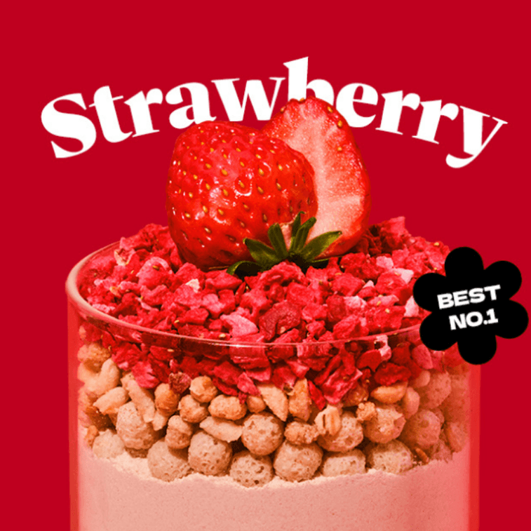 【韓國直郵】 韓國 SHAKE BABY SHAKEBABY蛋白質代餐奶昔 草莓風味 45g×5包 4