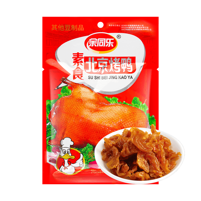 余同乐 北京烤鸭 素食豆制品 76g【童年回忆】