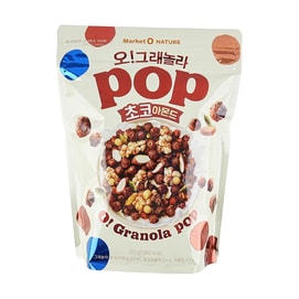 韩国ORION好丽友 POP 格兰诺拉谷物燕麦片 巧克力杏仁味 370g【韩国No.1早餐麦片】
