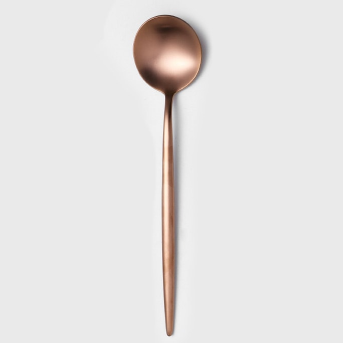 304 Stainless Steel Spoon Rose+gold