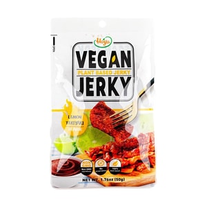 Hoya Vegan Jerky-Lemon Teriyaki Flavor 1.76 oz