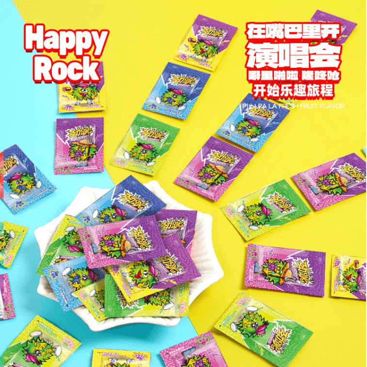 Pop Rocks Office Big Grain New Play Mixed Flavor 30g 1 contains 15 small bags 3