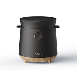 韩国 BANU 减糖电饭煲 低碳水化合物 多功能 LED 一键式烹饪 黑色 1.5 升 脱糖电饭煲