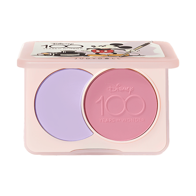 Tone Matte and Shimmer Blush - Apple Cheek Enhancer in Berry Night Shade D09 - Softening and Brightening - Disney Collaboration 