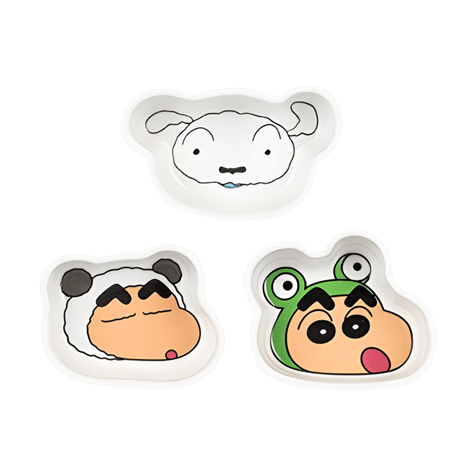  Animal-Themed Sause Plates - Pack of 3