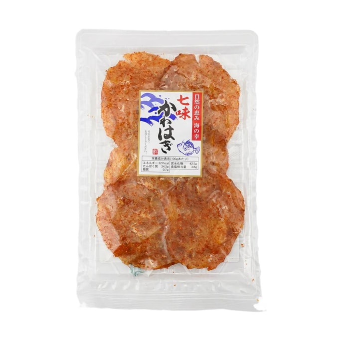 日本SASAKISYOKUHIN 烤鱼片 七味唐辛子粉味 80g