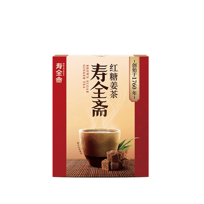 Shouquan Zhai Brown Sugar Ginger Tea 120g * 1 Box