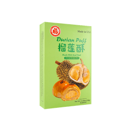 Durian Puffs - 6 Pastries with Real Fruit, 11.64oz